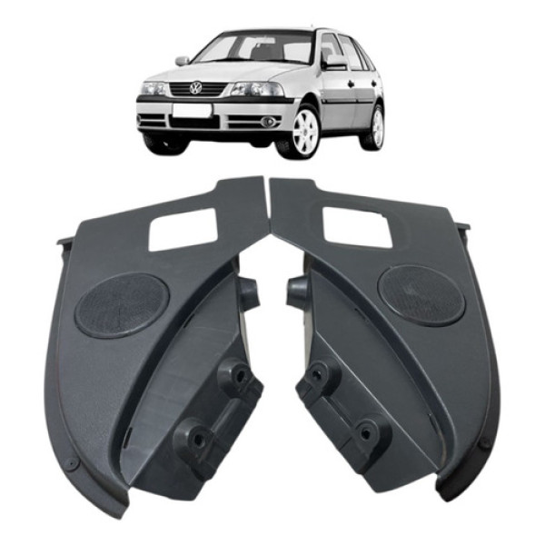 Suporte Bagagito Gol G3 Original Par Preto