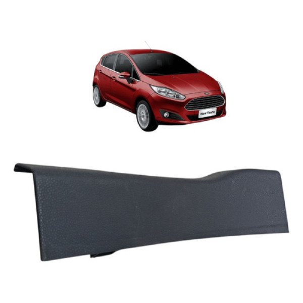 Acabamento Soleira Traseira Esquerd New Fiesta 2014/2016 Grafite
