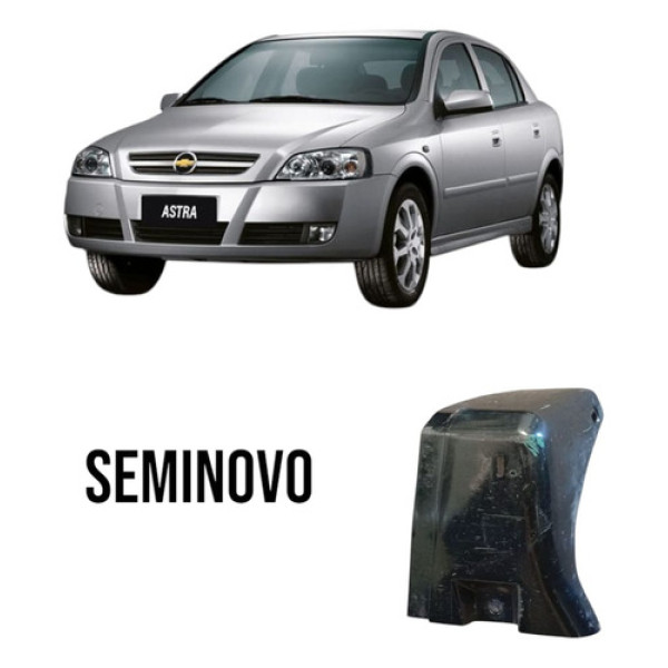 Moldura Spoiler Traseiro Esquerdo Chevrolet Astra 2005/2011 Preto