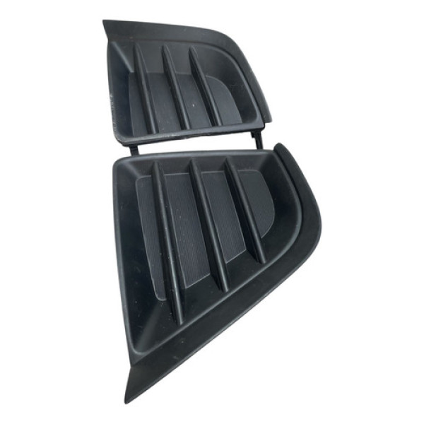 Moldura Farol Milha Corolla 2014/17 Original (par) Preto Ambos Os Lados