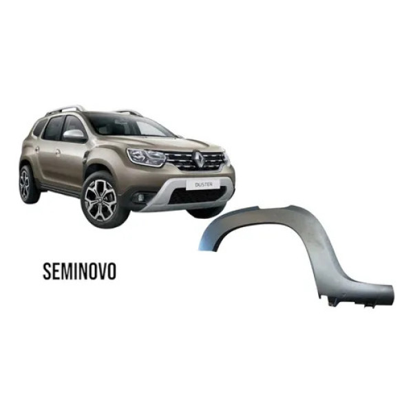 Moldura Paralama Traseiro Direito Duster 2016/2018 - Preto