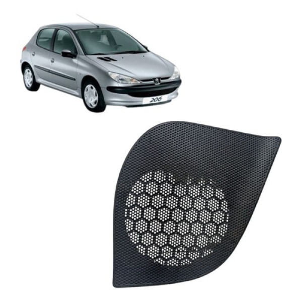 Tela Alto Falante Porta Esquerda Peugeot 206 2004 A 2008 