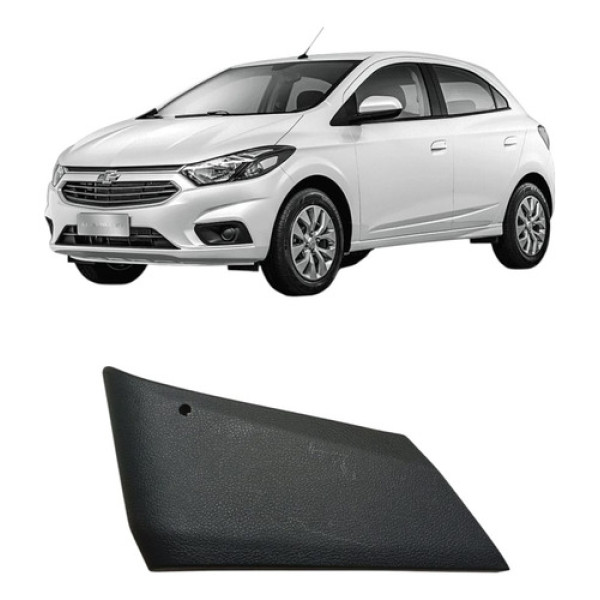 Moldura Acabamento Banco Ld Onix Prisma 94761233 2013/15 Cinza-escuro