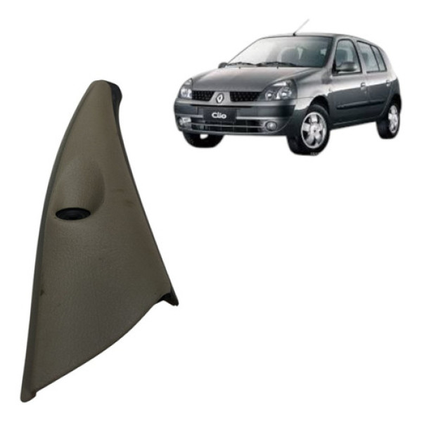 Acabamento Retrovisor Interno Direito Renault Clio 2001/2012