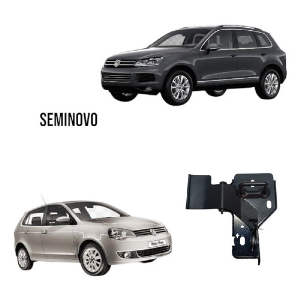 Trava Da Fechadura Do Capô Volkswagen Polo 03/06 Touareg 10