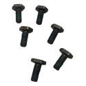 Parafuso Volante Motor Montana Onix Celta Jogo 6 Peças Preto