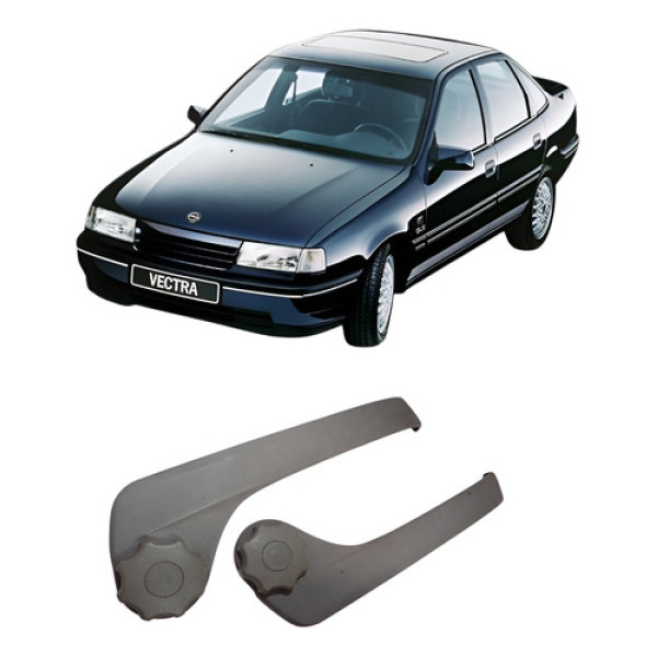Jogo Moldura Lateral Banco Com Roldana  Gm Vectra 1994/1996 Bege