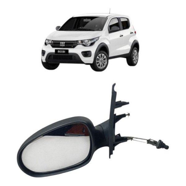 Retrovisor Esquerd Fiat Mobi 2016/2021 Manual 03647100