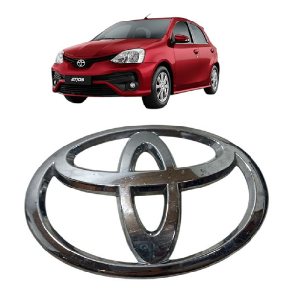 Emblema Grade Parachoque Dianteiro Etios 2016 A 2020 Cromado