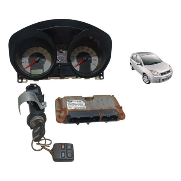 Kit Code Modulo Injeção Fiesta 1.6 2008/2010 9s6512a650ja