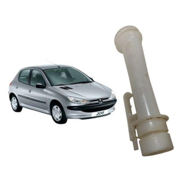 Gargalo Reservatório Dagua Limpador Parabrisa Peugeot 206 Branco