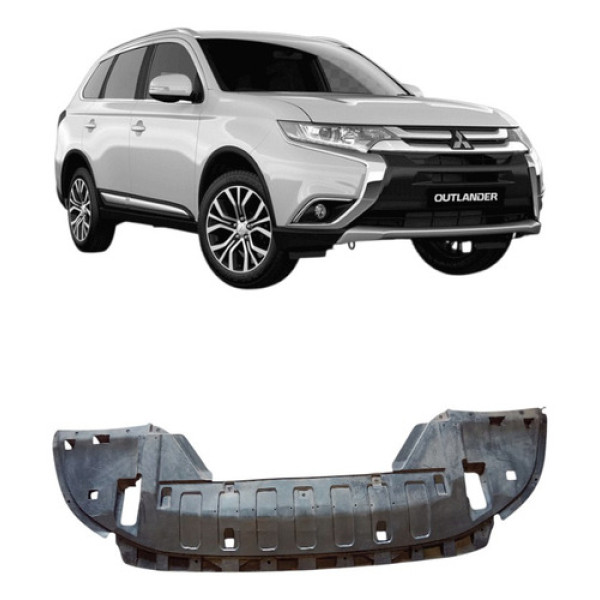 Protetor Inferior Parachoque Mitsubish Outlander 5370626 - Grafite