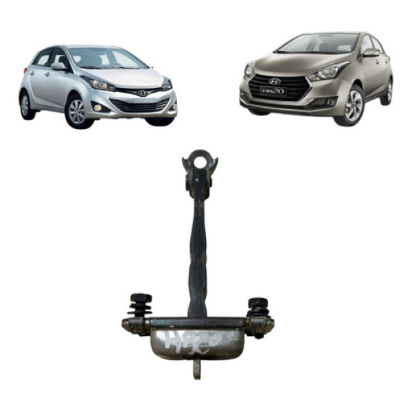 Limitador Porta Diant Esquerd Hb20 2012/2019 Original