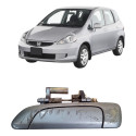Maçaneta Ext Traseir Esquerd Honda Fit 2003/2008 Prata Traseira