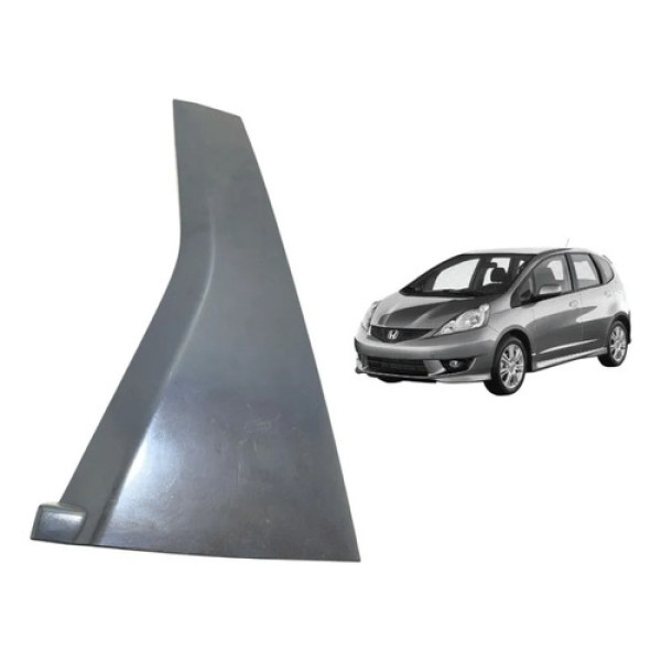 Moldura Porta Traseira Esquerda Honda Fit 09/14 72761tj0 Preto