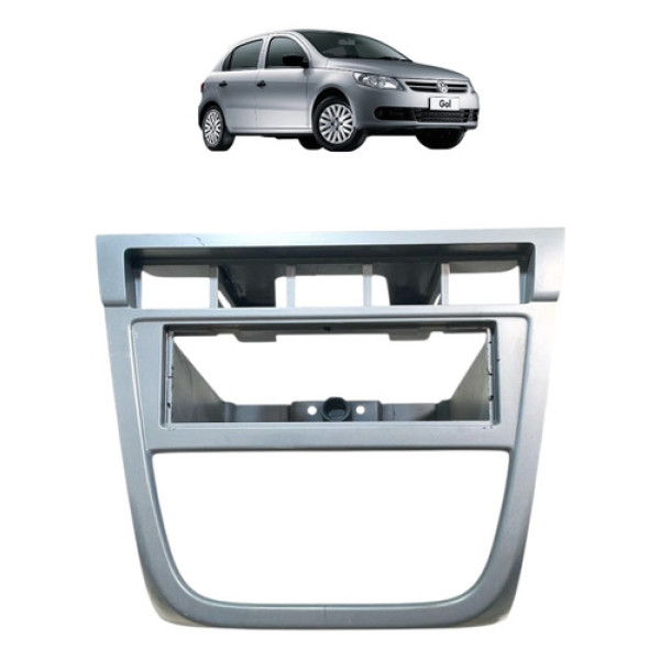 Moldura Central Rádio Gol Voyage G5 5u0858021 Cinza-escuro