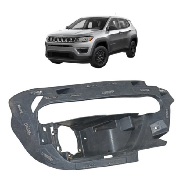 Suporte Farol Milha Direit Jeep Compass 2018 2021 53327498 Branco