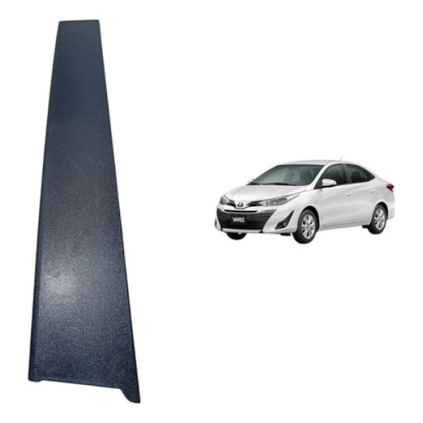 Moldura Friso Porta Traseir Direit Yaris 2019/22 757610d070 Preto