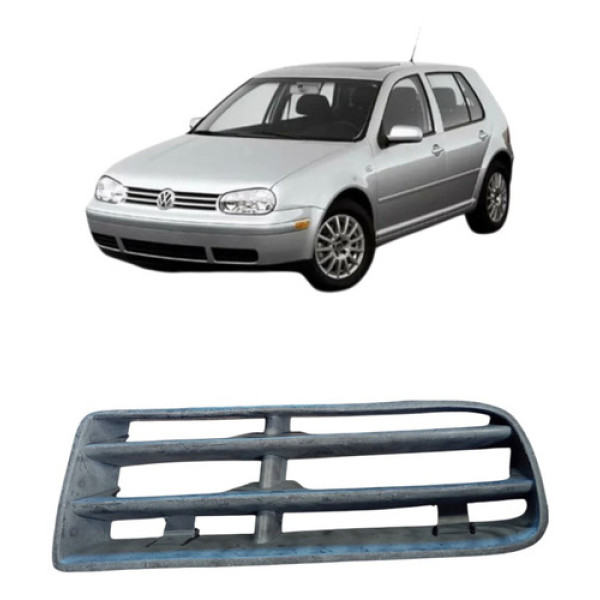 Grade Parachoque Diant Esqrd Golf 2000/06 1j0853666  Cinza Esquerdo