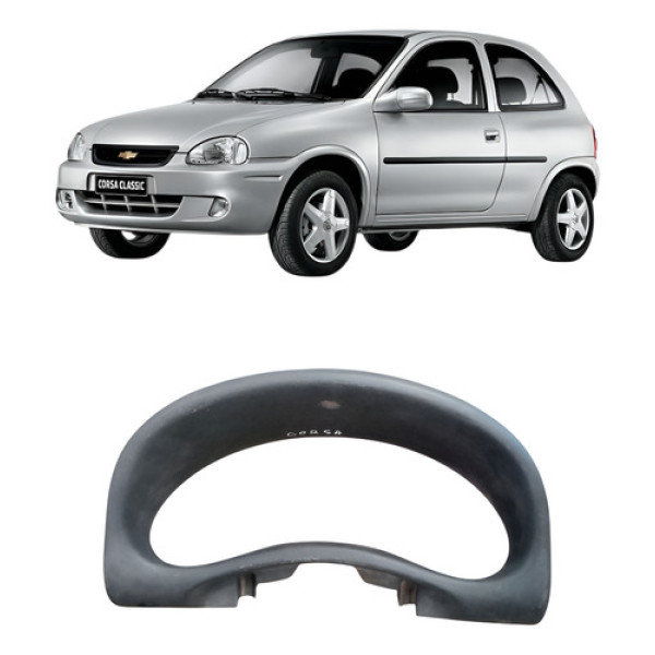 Moldura Painel Instrumento Acabamento Gm Corsa 1994 A 1999 Cinza