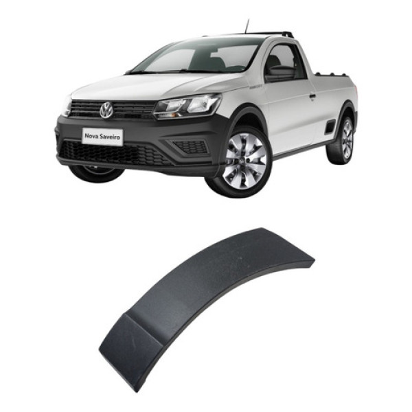 Moldura Parachoque Traseiro Diret Saveiro G7 5u7809922f Preto