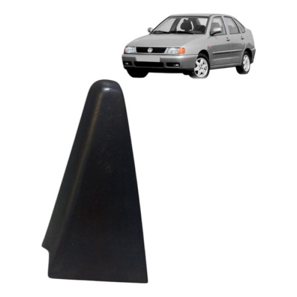 Moldura Externa Porta Traseira Esquerda Polo Classic Preto