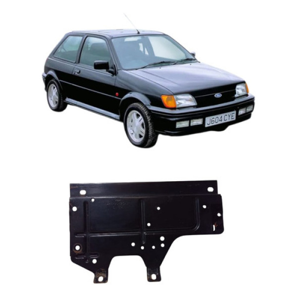 Mold Lateral Compartimento Carga Traseir Esquerd Fiesta Mk3 Preto