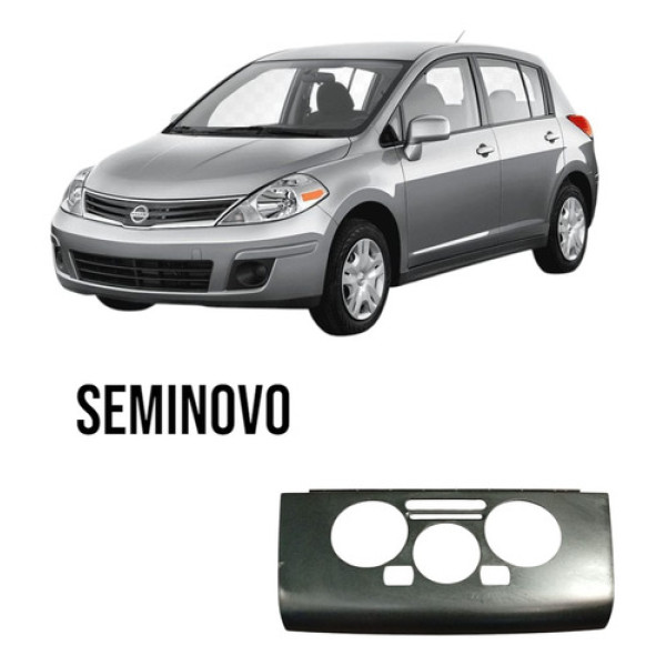Moldura Comando Ar Central Nissan Tiida Sl 2008/2013