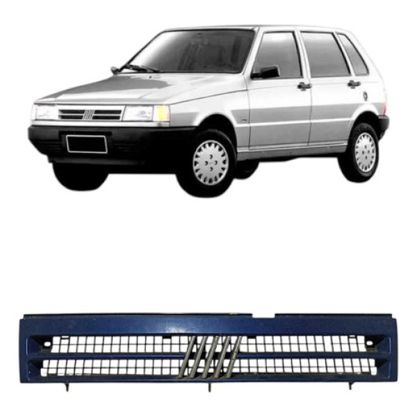 Grade Radiador Fiat Uno 1995/1997 7683419 Azul