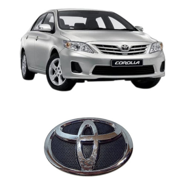 Emblema Dianteiro Grade Frontal Toyota Corolla 2008 A 2014