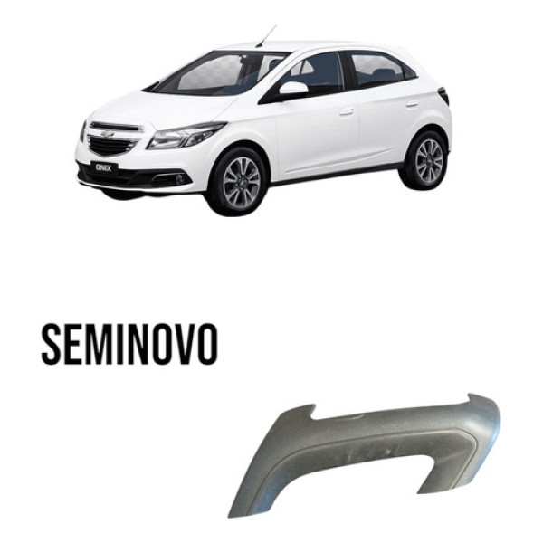 Moldura Puxador Dianteiro Direito Onix Prisma 2013/2019 Cinza-escuro