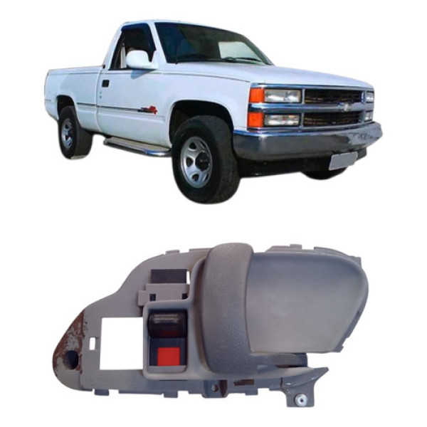 Maçaneta Interna Direit Porta Silverado 1997/2001 Cinza Dianteira