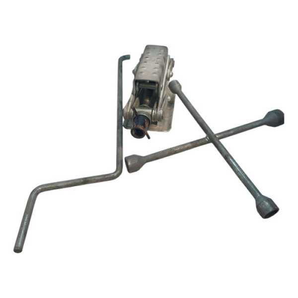 Macaco Sanfona Super Reforçado C/ Manivela E Chave De Roda