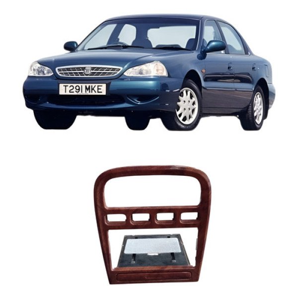 Moldura Comando Ar Painel Central Kia Clarus 1998/1999