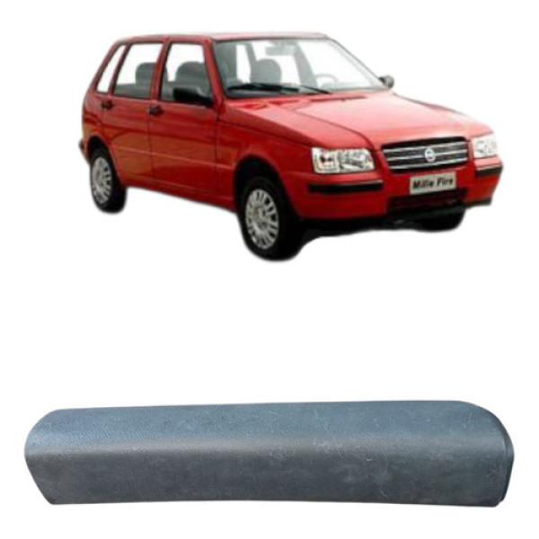 Moldura Superior Porta Luvas Fiat Uno 2003/2008 Cinza
