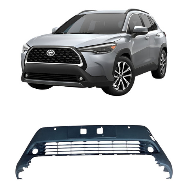 Spoiler Dianteiro Parachoque Corolla Cross 21/22 521290a030 Cinza-escuro