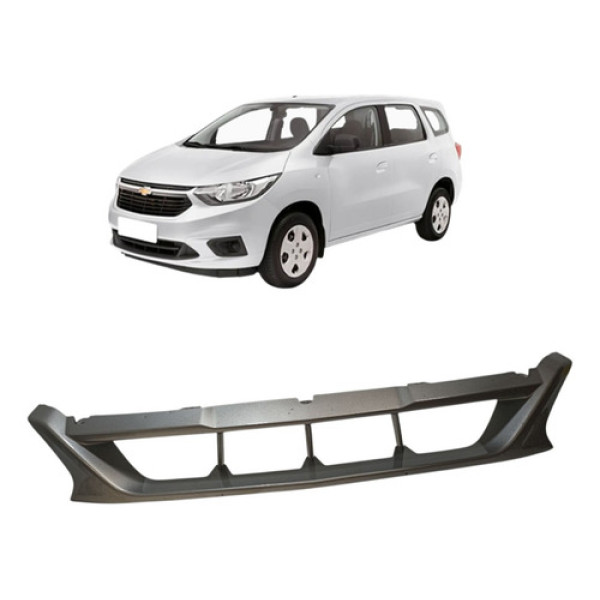 Moldura Inferior Parachoque Diant Spin 2019/2020 C/detalhe Cinza Cinza