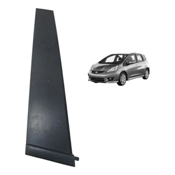 Moldura Porta Dianteir Direit Honda Fit 2009/2014 72430tj0 Preto