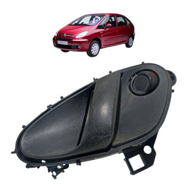 Maçaneta Interna Diant Esquerd Citroen Xsara 98/01 Preto Dianteira
