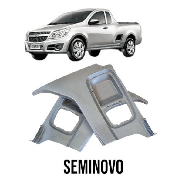 Acabamento Forro Traseiro Gm Montana 2012/2020 Par