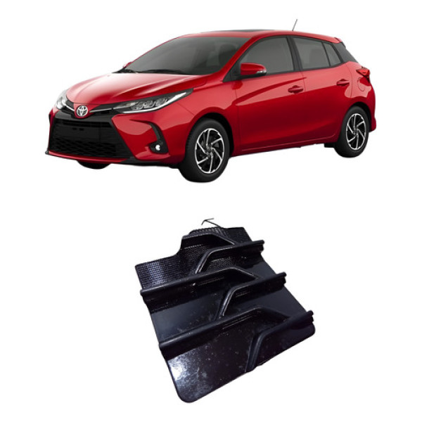Tanpa Reboque Parachoque Dianteiro Yaris 2018/2021 Black Piano