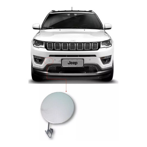 Tampa Reboque Dianteiro Jeep Compass 2016/17 Usado
