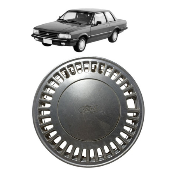 Calota Original Ford Del Rey Corcel Belina 89eu1130aa Prata - Prata