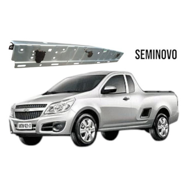 Alma Parachoque Traseiro Gm Montana 2012/2016 Prata