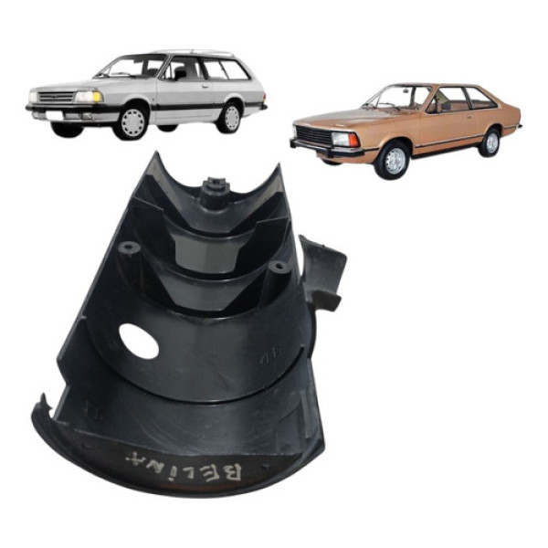 Moldura Inferior Capa Chave Seta Corcel 2 Belina 2 Preto