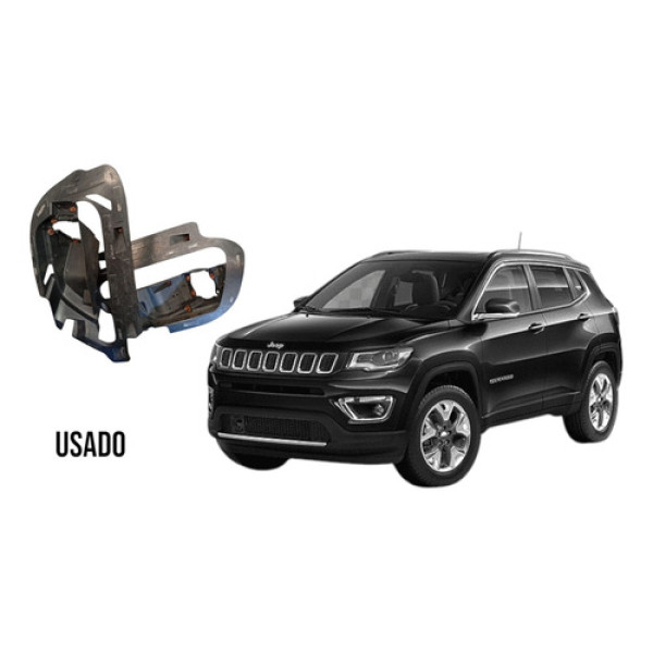 Par Suporte Farol De Milha Direito Jeep Compass 2018/2021
