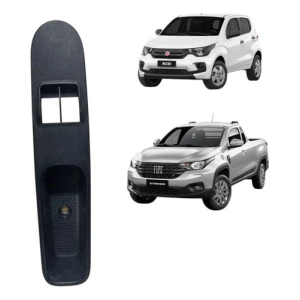 Moldura Vidro Elétrico Strada 2021/ Mobi 2017/ Esquerdo