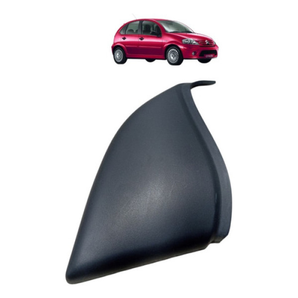 Moldura Retrovisor Interna Esquerd Citroen C3 2003 A 2012
