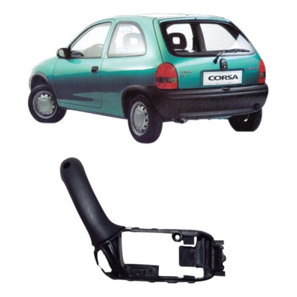 Puxador Porta Dianteir Direit Gm Corsa 1994/2001  Preto