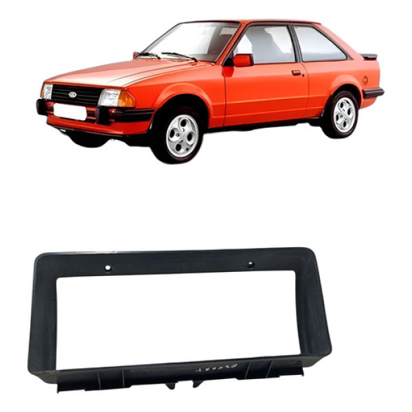 Moldura Painel Instrumentos Escort 84/86 81ab10876aa Preto